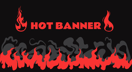 Fire flame bonfire graphic background concept. Vector flat graphic design illustration