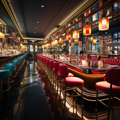 decoration with for for a party, birthday party, new year party, christmas or wedding reception party. 