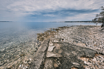 Fototapeta na wymiar Coast near Zadar, Croatia