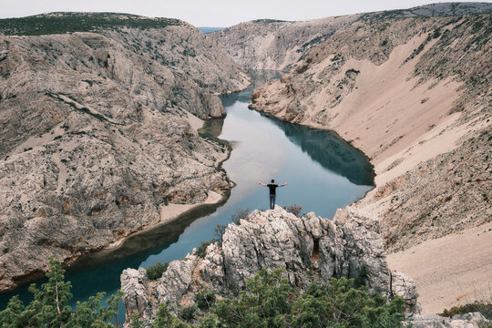 Winnetou canyon, Zrmanja, Croatia