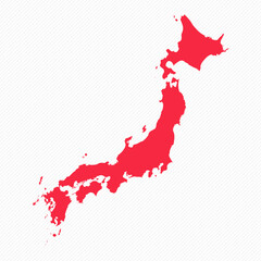 Abstract Japan Simple Map Background