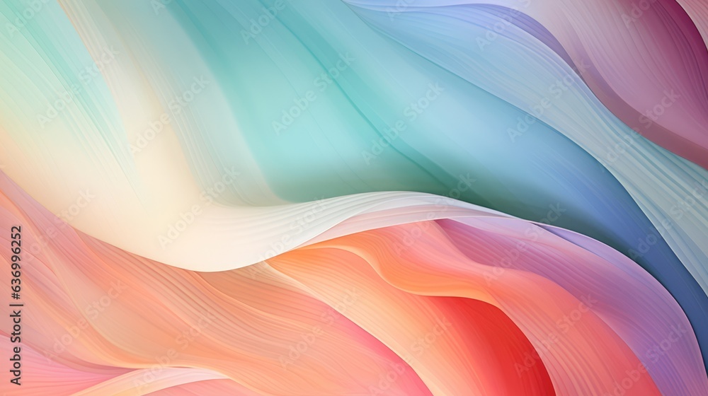 Poster abstract art wavy gradient background. ai generative