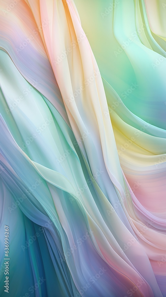 Poster abstract art wavy gradient background. ai generative