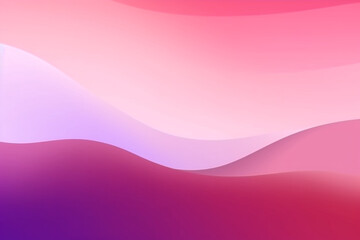 Abstract background with smooth wavy lines in pink and purple colors