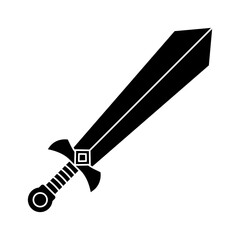 Sword icon vector on trendy style for design and print
