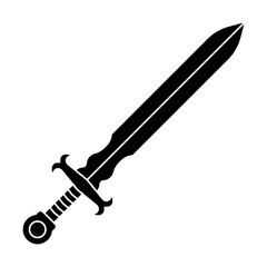 Sword icon vector on trendy style for design and print