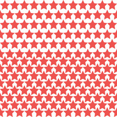 Red star. star pattern. star pattern background. star background. Seamless pattern. for backdrop, decoration, Gift wrapping