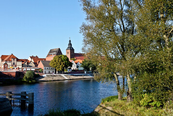 Havelberg at the River Havel