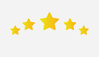 Star rating feedback review from customer experience vector design illustration - obrazy, fototapety, plakaty