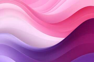 Abstract background with pink and purple wavy lines.