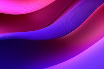 Abstract background with colorful curved lines in purple and magenta colors