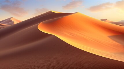 Fototapeta na wymiar fantastic dunes in the desert