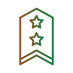 Obraz premium Win Gift Prize Gradient Line Icon