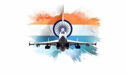 Indian Air Force Day, Generative ai - obrazy, fototapety, plakaty