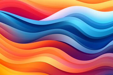 Colorful abstract wavy background. Vector illustration. Eps 10.