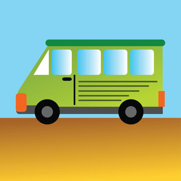 Transportation vector art design illustration.