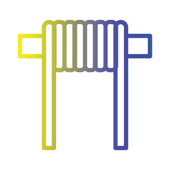 Circuit Tools Inductor Gradient Icon