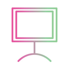 Display Screen Pc Gradient Icon