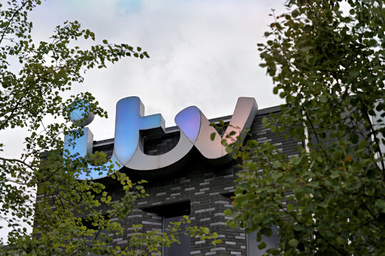 ITV media city sign at Coronation Street filming set