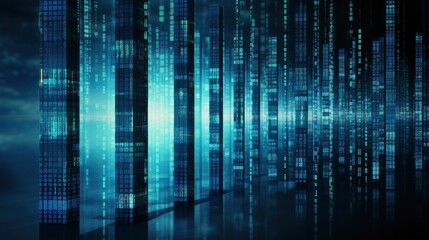 Obraz premium Abstract dot point connect with gradient line and aesthetic Intricate wave line design , internationalization social network or business big data connection technology concept, Generative AI