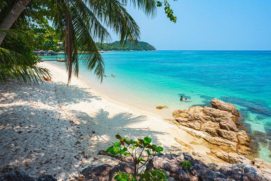 Sunset Beach in Ko Lipe, Thailand. April