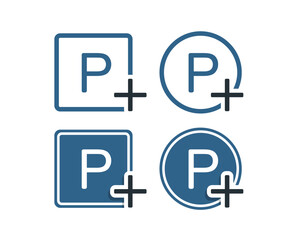Add parking icon. Illustration vector