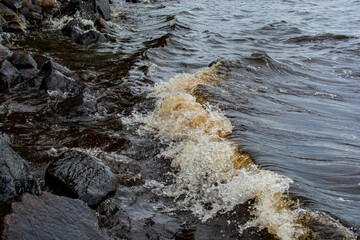 Water Crashing on Rocks