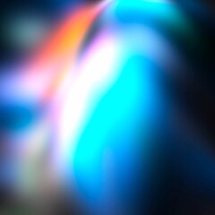 Fototapeta premium rainbow holographic bokeh background multicolored overflows of color