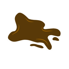 melted chocolate element