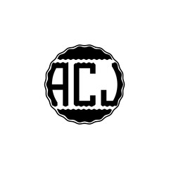 Letter Logo Design 'ACJ'