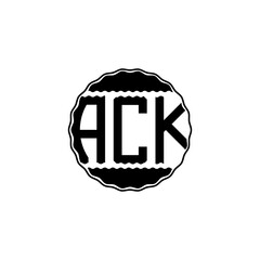 Letter Logo Design 'ACK'