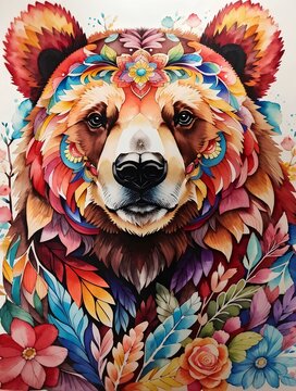 Colorful Bear