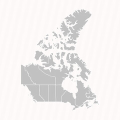 Detailed Map of Canada With States and Cities