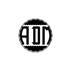 Letter Logo Design 'ADM'