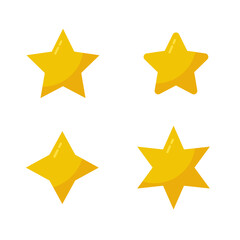 Stars line art icon. Sparkle star icons. Shine icons