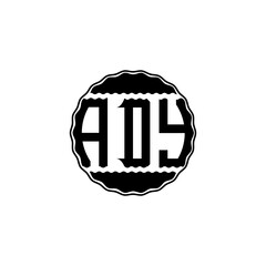 Letter Logo Design 'ADY'