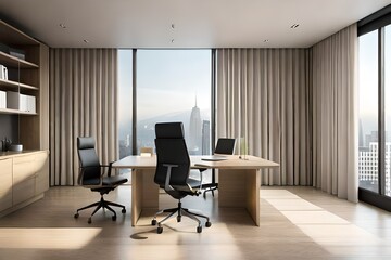 modern office interior Generated Ai