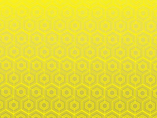 Yellow metal texture steel background. Perforated metal sheet.