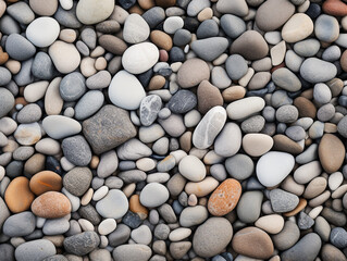 Background, texture of sea colored pebbles, small beautiful pebbles, natural beauty in images