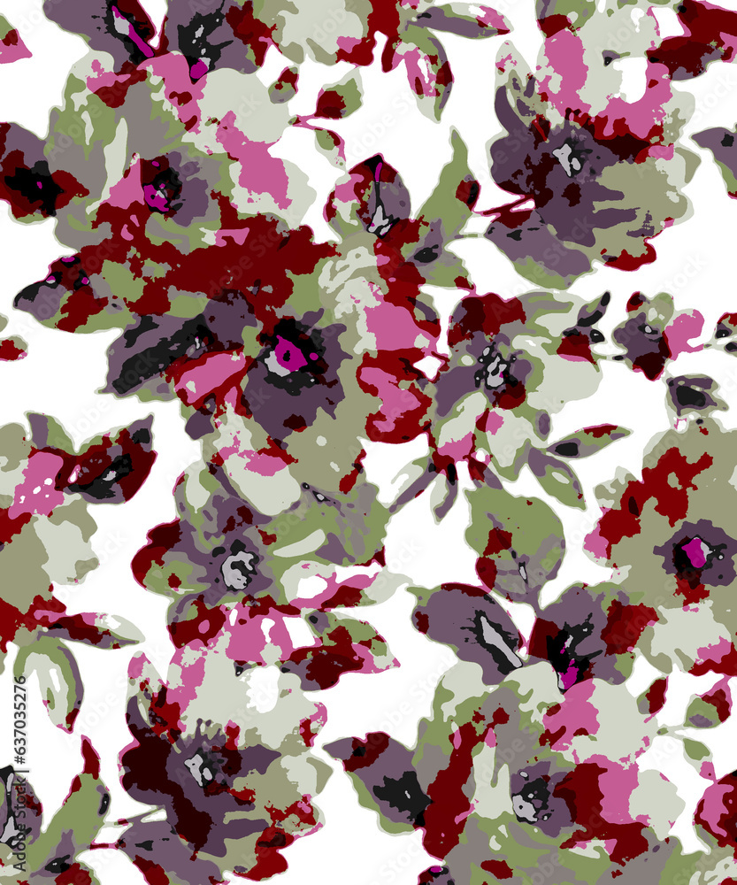 Wall mural graphical effect vector seamless pattern. abstract looks . vector illustration .