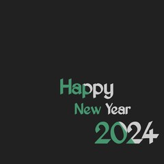 2024 Happy New Year Background Design