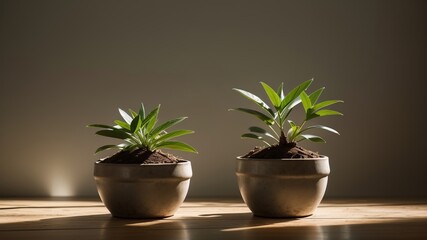 Obraz premium Close Up of a Lively Plant Showered in Morning Light. Getting a handle on the Essentialness of Appear day Beginnings. Creative resource, AI Generated