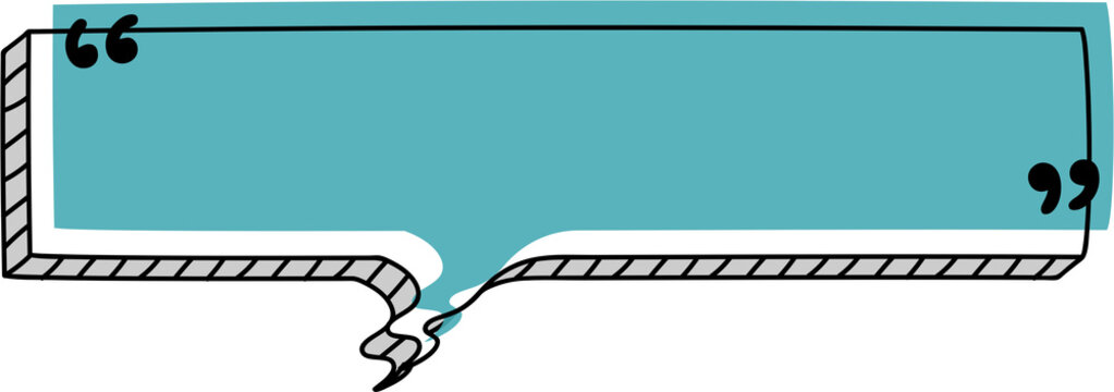 Colorful pastel green color speech bubble balloon with quotation marks icon sticker memo keyword planner text box banner, flat png transparent element design