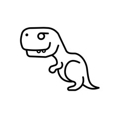 t-rex, tyrannosaurus, icon, dinosaur