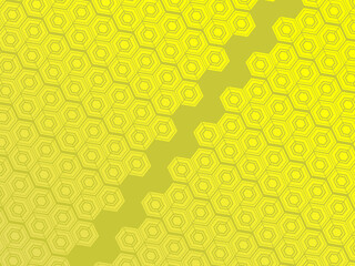 Yellow metal texture steel background. Perforated metal sheet.