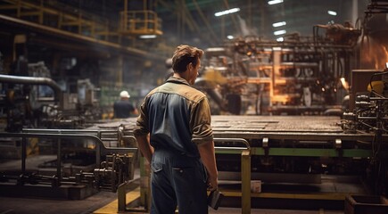 electrican working in a factory, worker with helmet, electrical worker in action