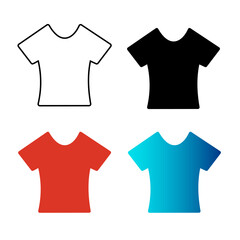 Abstract Shirt Silhouette Illustration
