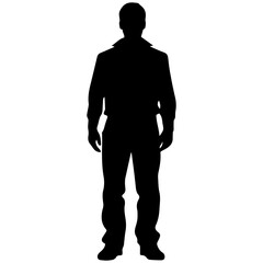 people silhouettes, vector illustration