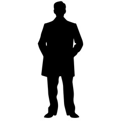 people silhouettes, vector illustration