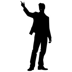 people silhouettes, vector illustration